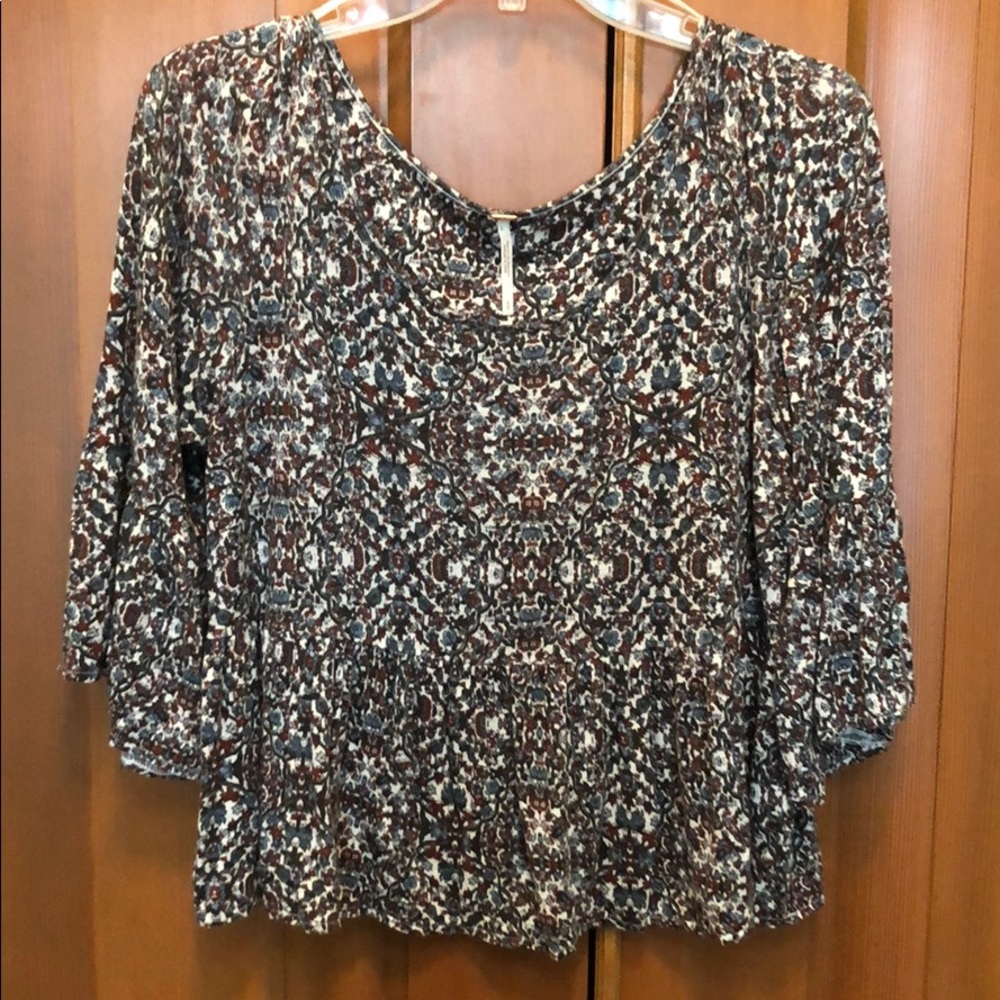Free people boho sleeve top